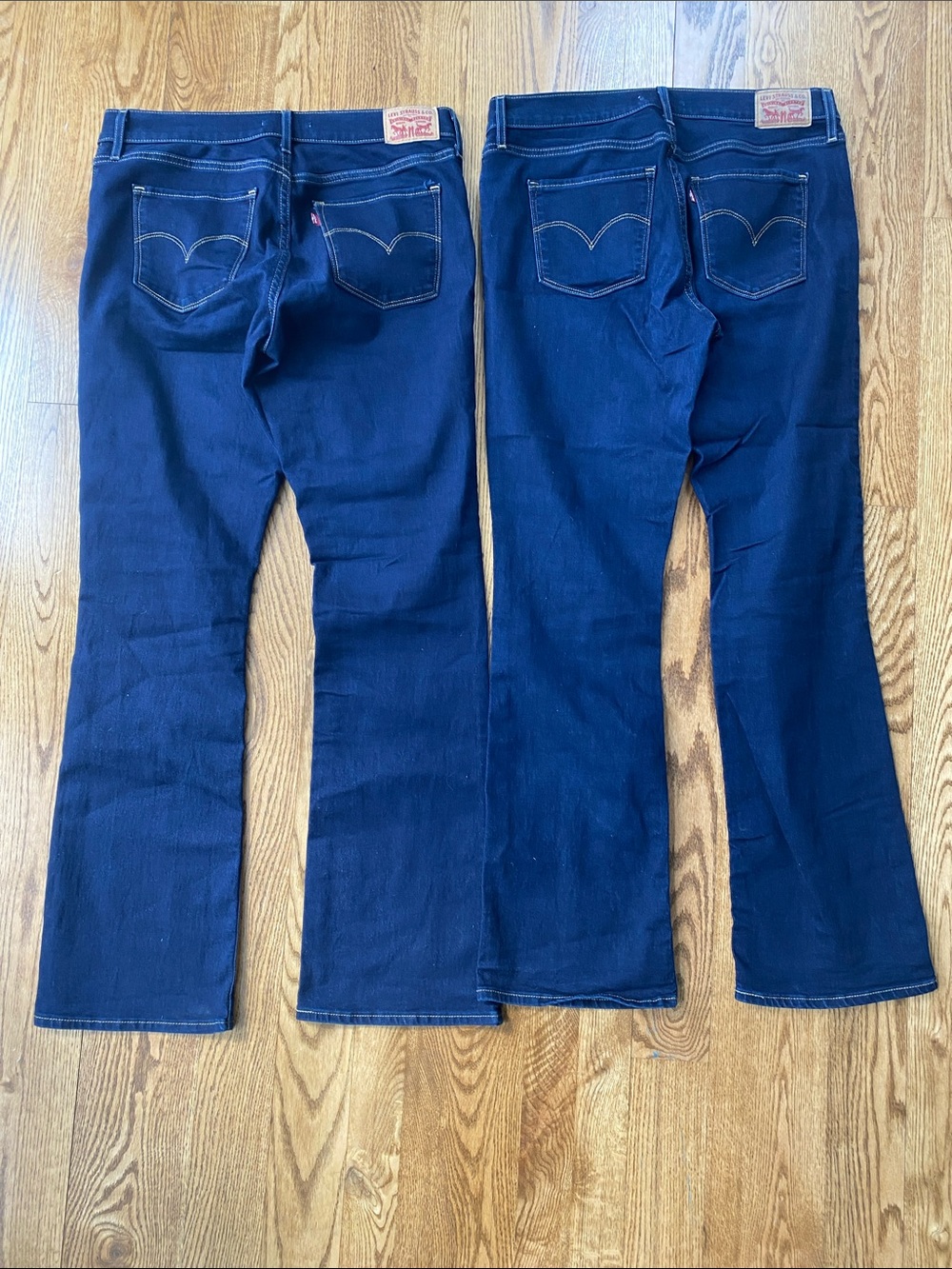 Levi’s jean bundle (2) pair size 30 315 shaping boot cut dark blue high rise - Picture 3 of 14